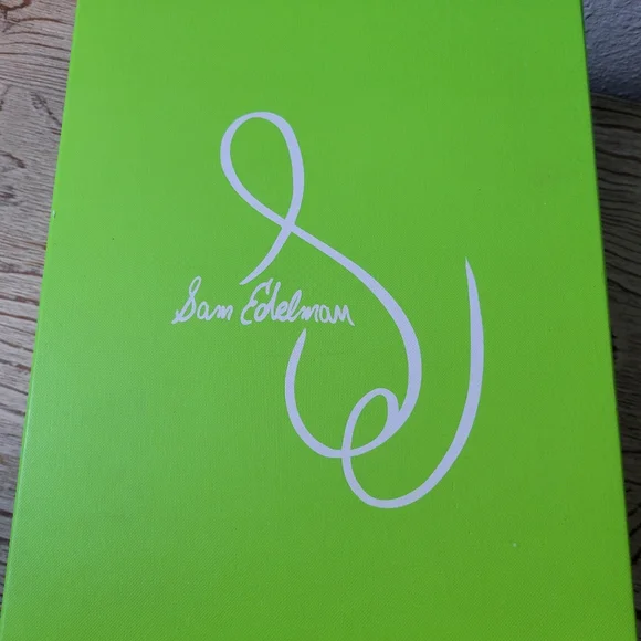 Sam Edelman Yardlie Black Patent and Cork Wedge Thong Sandal Sz 8.5 - Picture 3 of 12